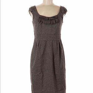 AA Studio Gray Business Casual Dress Size 6 Stretch Work Office
